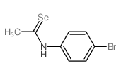 Ethaneselenoamide, N-(4-bromophenyl)-结构式