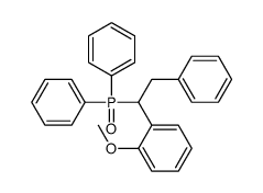 1-(1-diphenylphosphoryl-2-phenylethyl)-2-methoxybenzene结构式