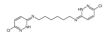N,N'-bis(6-chloropyridazin-3-yl)hexane-1,6-diamine Structure