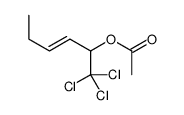 4-methyl-1-(1,1,1-trichloromethyl)but-2-enyl acetate picture