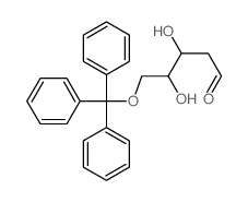 D-erythro-Pentose,2-deoxy-5-O-(triphenylmethyl)- Structure