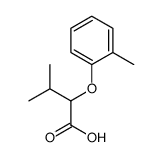 3-Methyl-2-(2-methylphenoxy)butanoic acid结构式