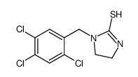 1-[(2,4,5-trichlorophenyl)methyl]imidazolidine-2-thione结构式