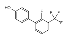 4-[2-fluoro-3-(trifluoromethyl)phenyl]phenol结构式