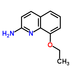 8-Ethoxy-2-quinolinamine结构式