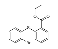 ethyl 2-(2-bromophenyl)sulfanylbenzoate结构式