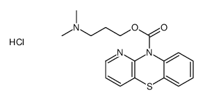 3-(dimethylamino)propyl pyrido[3,2-b][1,4]benzothiazine-10-carboxylate,hydrochloride结构式