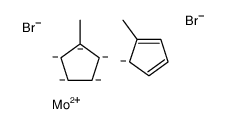 dibromomolybdenum,5-methylcyclopenta-1,3-diene,methylcyclopentane结构式