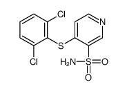 4-(2,6-dichlorophenyl)sulfanylpyridine-3-sulfonamide Structure