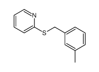 2-[(3-methylphenyl)methylsulfanyl]pyridine结构式