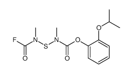 2-Isopropoxy-phenyl-N-methyl-N-(N'-methyl-N'-fluoroformylaminosulfenyl)carbamate Structure