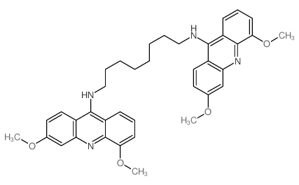 1,8-Octanediamine,N,N'-bis(3,5-dimethoxy-9-acridinyl)- (9CI) picture