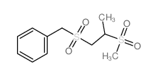 Benzene,[[[2-(methylsulfonyl)propyl]sulfonyl]methyl]- structure