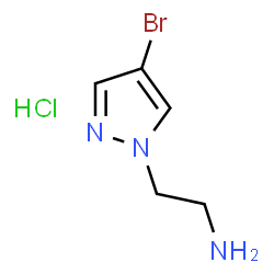 2-(4-BROMO-PYRAZOL-1-YL)-ETHYLAMINE HYDROCHLORIDE Structure