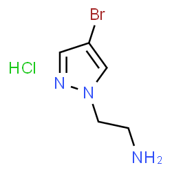 2-(4-BROMO-PYRAZOL-1-YL)-ETHYLAMINE HYDROCHLORIDE结构式