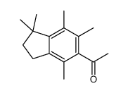 1-(1,1,4,6,7-pentamethyl-2,3-dihydroinden-5-yl)ethanone结构式