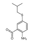 4-(2-methylpropylsulfanyl)-2-nitroaniline Structure