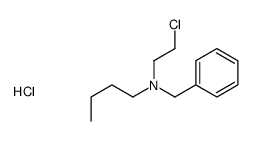 benzyl-butyl-(2-chloroethyl)azanium,chloride结构式