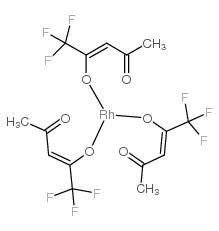 rhodium trifluoropentanedionate结构式