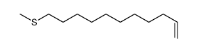 11-methylsulfanylundec-1-ene结构式