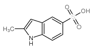 2-methyl-1H-indole-5-sulfonic acid structure