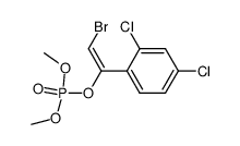 Phosphoric acid [(E)-2-bromo-1-(2,4-dichlorophenyl)ethenyl]dimethyl ester结构式