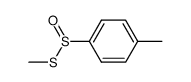 S-methyl 4-methylbenzenesulfinothioate Structure