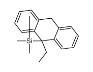(9-ethyl-10H-anthracen-9-yl)-trimethylsilane结构式
