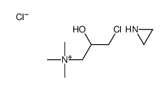 aziridine,(3-chloro-2-hydroxypropyl)-trimethylazanium,chloride Structure