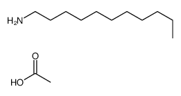 acetic acid,undecan-1-amine Structure