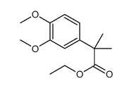 2-(3,4-二甲氧基苯基)-2-甲基丙酸乙酯结构式