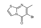 6-Bromo-7-methyl-thiazolo[3,2-a]pyrimidin-5-one结构式