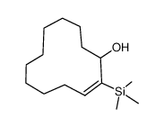 (E)-2-(trimethylsilyl)cyclododec-2-en-1-ol Structure