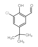 5-TERT-BUTYL-3-CHLORO-2-HYDROXY-BENZALDEHYDE structure