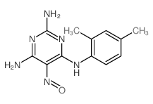 N4-(2,4-dimethylphenyl)-5-nitroso-pyrimidine-2,4,6-triamine结构式