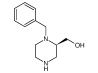 (+)-[(2R)-1-benzylpiperazin-2-yl]methanol Structure