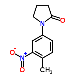 1-(4-Methyl-3-nitrophenyl)-2-pyrrolidinone Structure