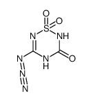 5-azido-2H-1,2,4,6-thiatriazin-3(4H)-one 1,1-dioxide Structure