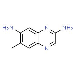 Quinoxaline, 2,7-diamino-6-methyl- (5CI)结构式