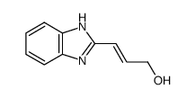 2-Propen-1-ol,3-(1H-benzimidazol-2-yl)-(9CI) Structure