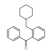 2-(PIPERIDINOMETHYL)BENZOPHENONE结构式