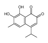 7,8-dihydroxy-6-methyl-4-propan-2-yl-naphthalene-1,2-dione picture