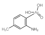 (2-amino-4-methyl-phenyl)arsonic acid Structure