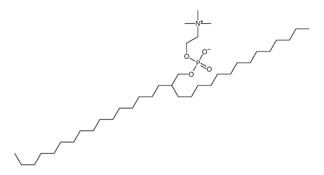2-tetradecyloctadecano(1)phosphocholine structure