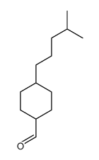 4-(4-methylpentyl)cyclohexanecarbaldehyde结构式