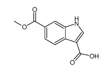 indole-3,6-dicarboxylic acid-6-methyl ester结构式