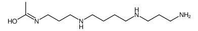 N1-ACETYLSPERMINE TRIHYDROCHLORIDE structure