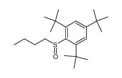 n-Butyl 2,4,6-tri-tert-butylphenyl sulfoxide结构式