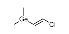 2-chloroethenyl(dimethyl)germane结构式