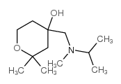 2H-Pyran-4-ol,tetrahydro-2,2-dimethyl-4-[[methyl(1-methylethyl)amino]methyl]-(9CI) Structure